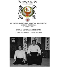Anverso folleto 21/07/2012 - III Koshukai Shiki Lisboa -  Paolo N. Corallini Shihan